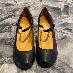 Black Leather Jeffrey Campbell Mary Jane Shoes